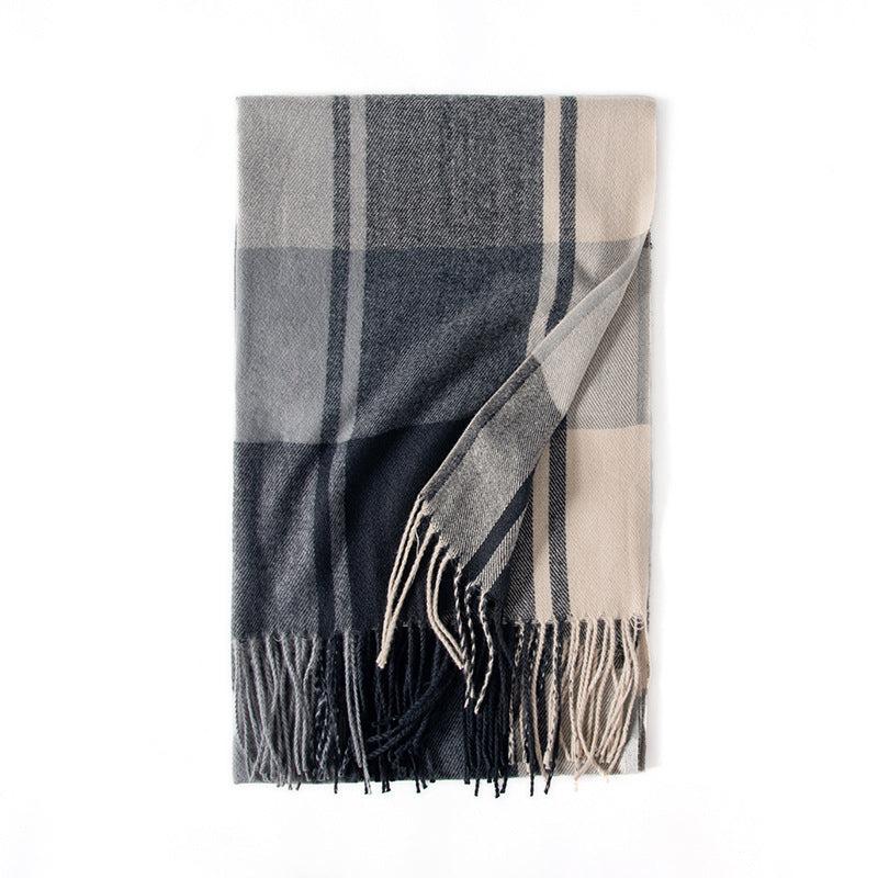 Wool Fringe Throw Blanket All Season Use Sofa Couch Camping Bed