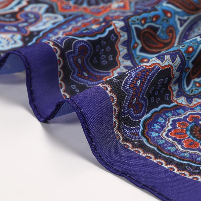 Women's Satin Square Scarf Silk Neckerchief Accessory