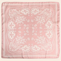 Paisley Print Square Scarf Silk Shawl Bandana Head Wraps Neckerchief
