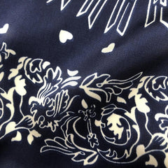 Floral Pattern Printed Vintage Scarves Small Headband Scarf Headscarf