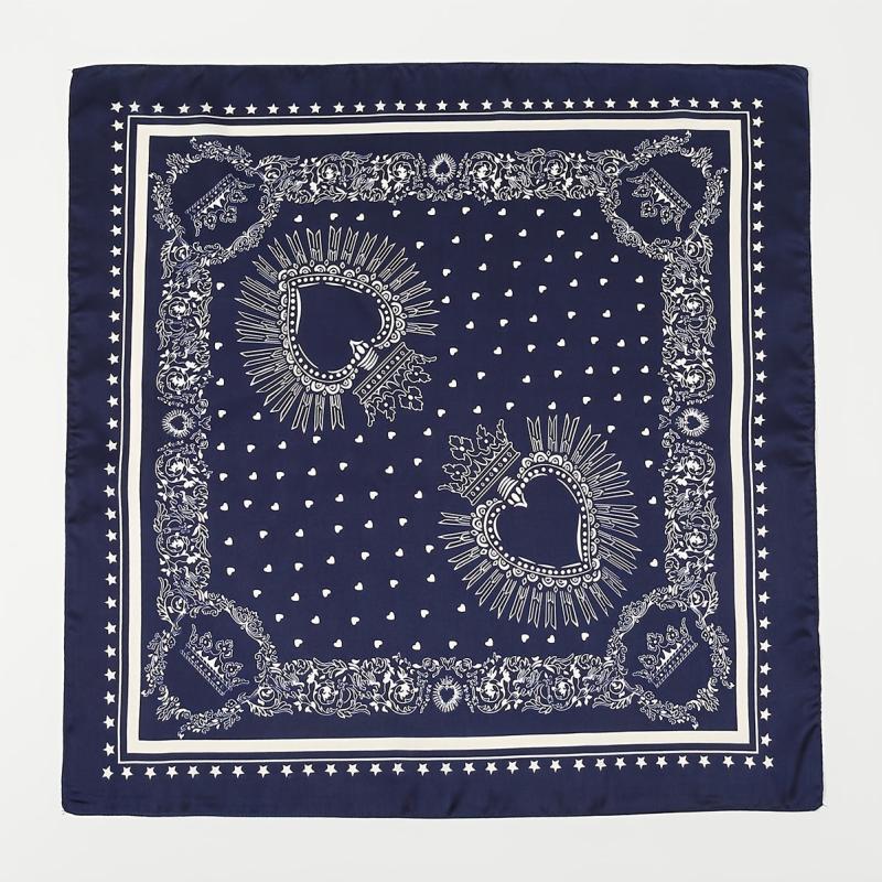 Floral Pattern Printed Vintage Scarves Small Headband Scarf Headscarf