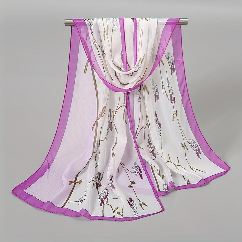 Breathable Chiffon Scarf Sunscreen Turban Wrap for Summer