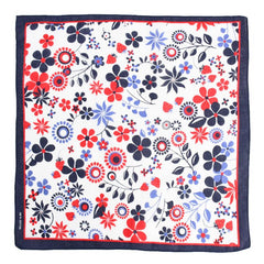 Boho Floral Print Bandana Hip Hop Square Scarf Unisex Headband Wrist Wraps