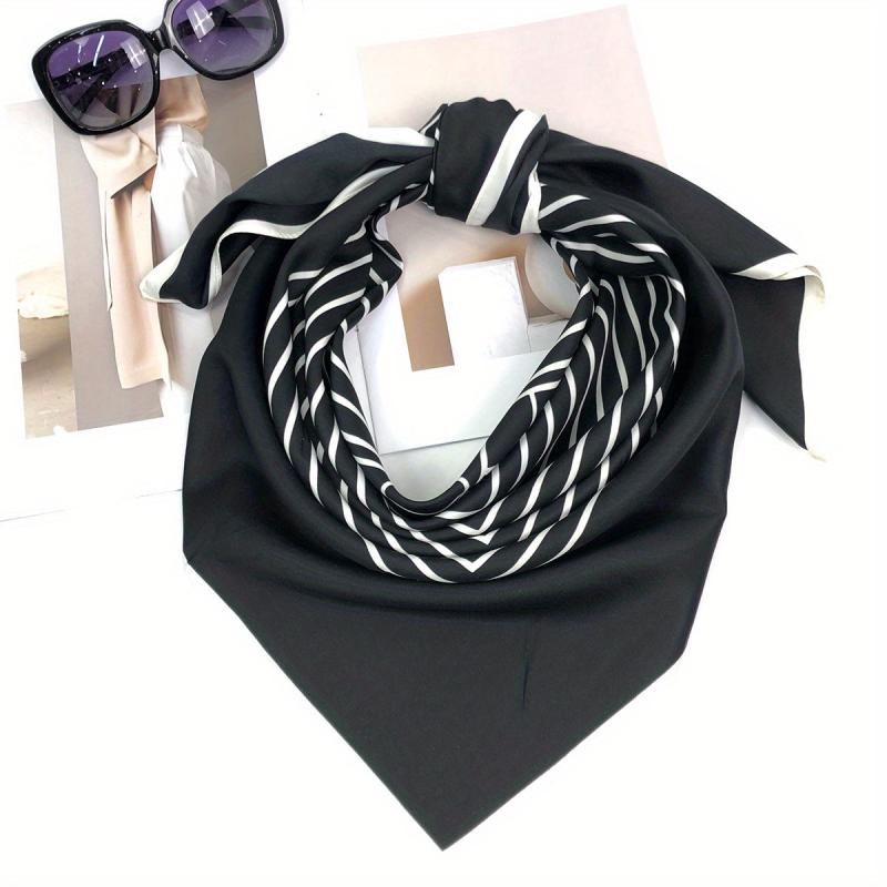 Summer Sunscreen Large Square Polyester Casual Scarf