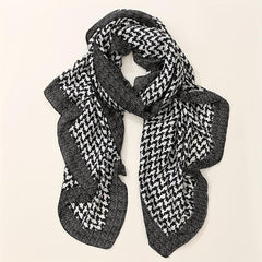 Houndstooth Scarf Shawl Wrap Head Wrap Gift For Mother