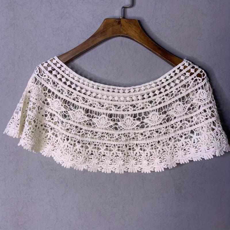 Vintage Hollow Out Shawl for Party Prom Wedding Bridal