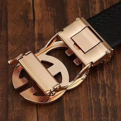 Men's Business Automatic Buckle Leather Belt
