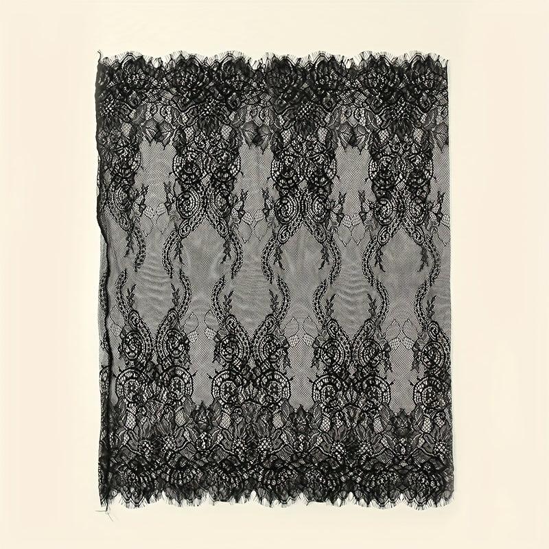 Embroidered Lace Mantilla Veil Scarf for Wedding Bridal Women