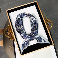 Long Skinny Scarf Ribbon Twilly Scarf Women Headband Satin Hair Ribbon