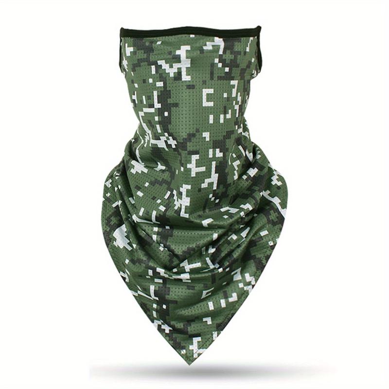 Camouflage Breathable Neck Gaiters Sunscreen Face Mask