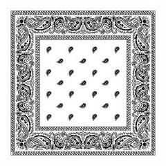Boho Paisley Printed Scarf Vintage Square Turban Headwear Hair Accessories