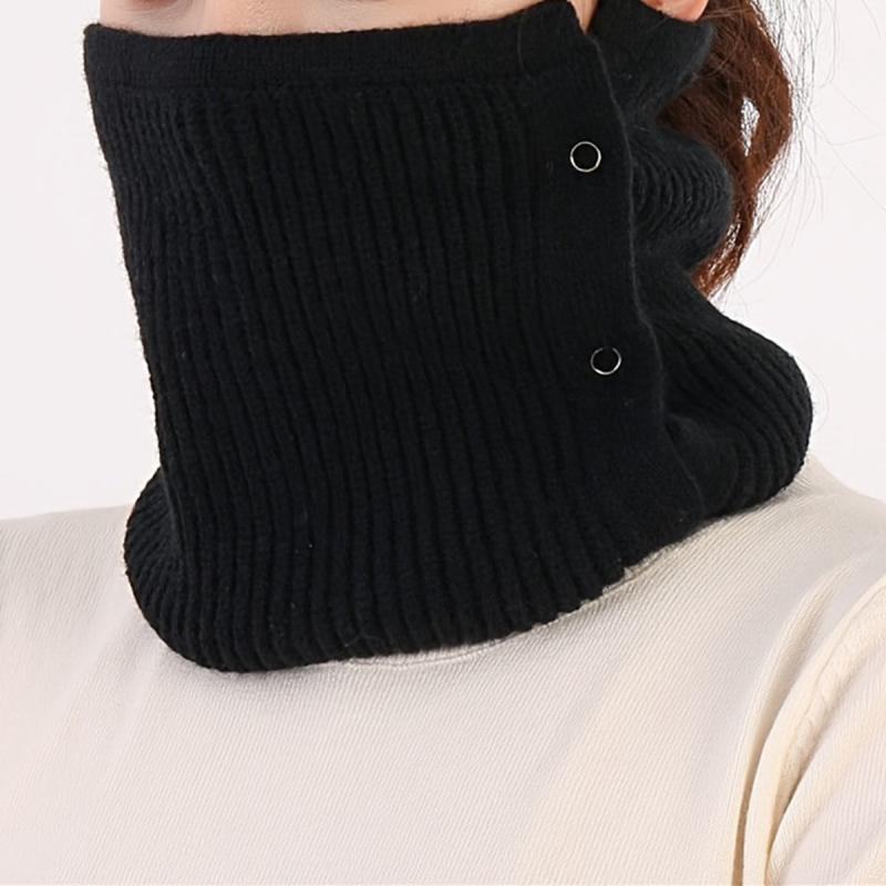 Winter Thermal Knit Scarf Neck Warmer for Women