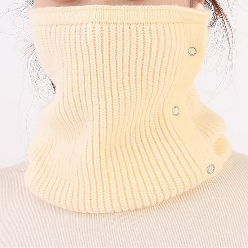 Winter Thermal Knit Scarf Neck Warmer for Women