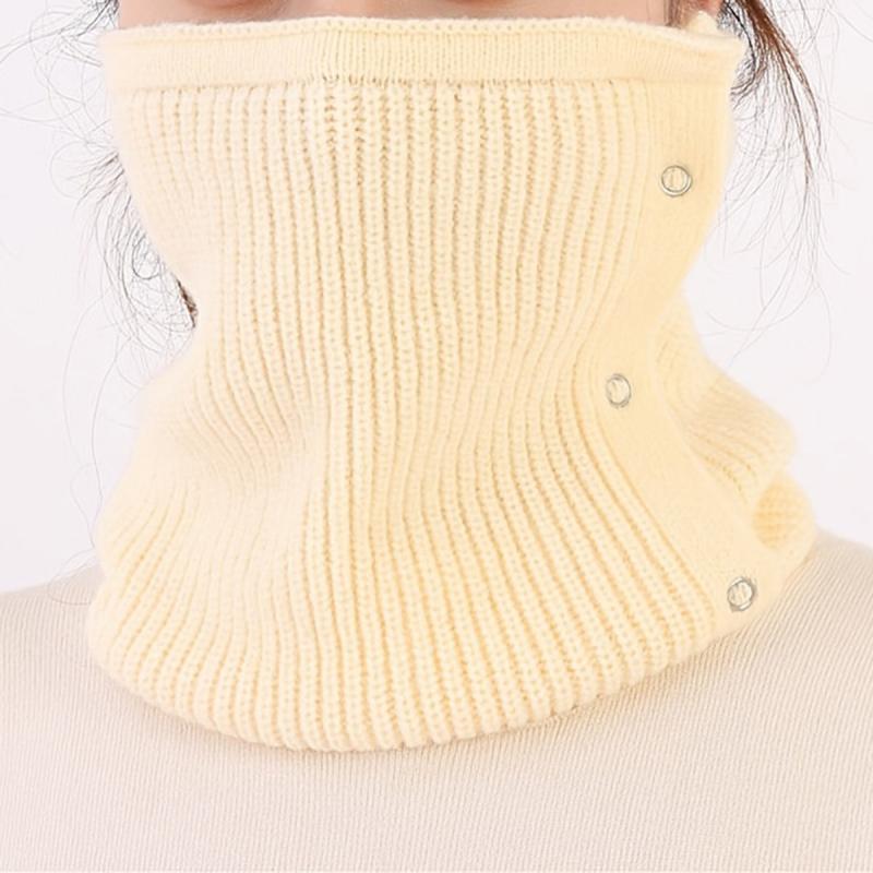 Winter Thermal Knit Scarf Neck Warmer for Women