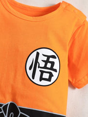 Baby Boys Chinese Character Romper Jumpsuit