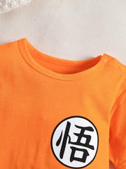 Baby Boys Chinese Character Romper Jumpsuit