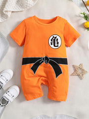 Baby Boys Chinese Character Romper Jumpsuit