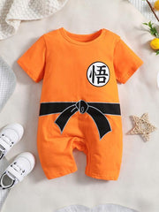 Baby Boys Chinese Character Romper Jumpsuit