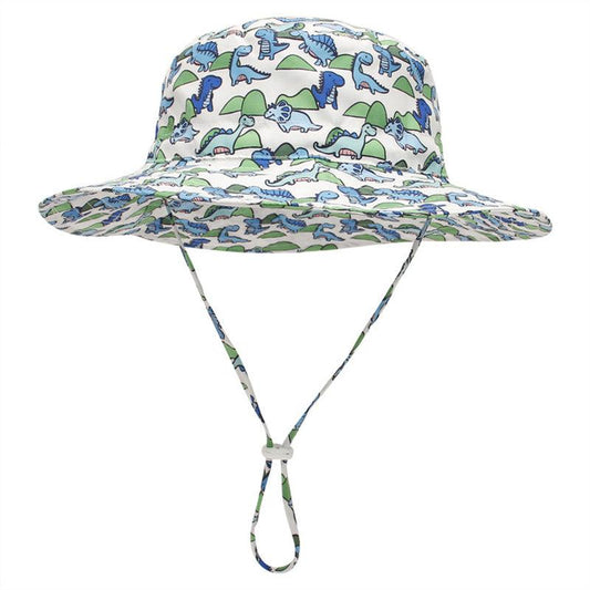 Summer Baby Sun Hat with Neck Ear Cover Anti UV Kids Beach Caps Bucket Cap