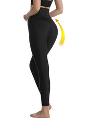 Tummy Control Leggings High Waist Slim Fit Pants for Yoga Fitness