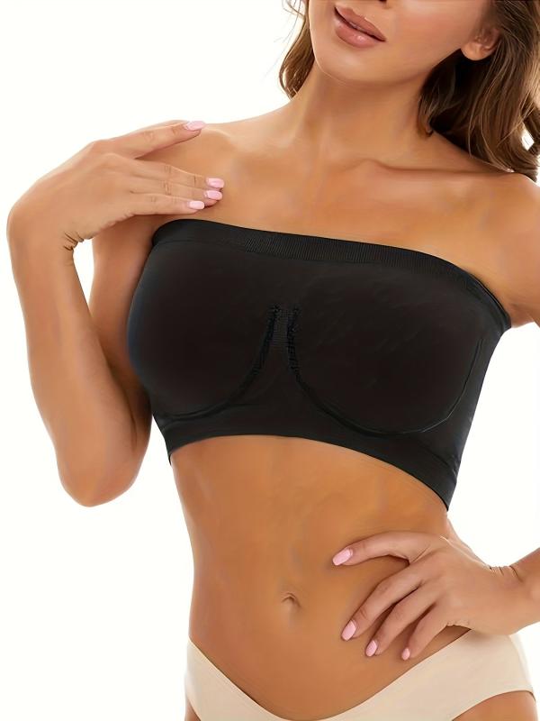 Strapless Bandeau Bra Comfy & Breathable Everyday Bra