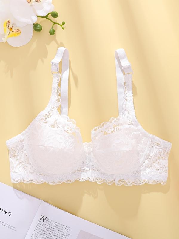 Women's Lace Underwire Bralette Underwear