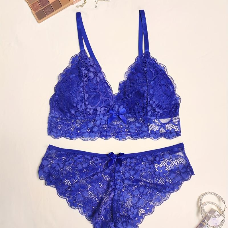 Floral Lace Lingerie Set Bra & Panty