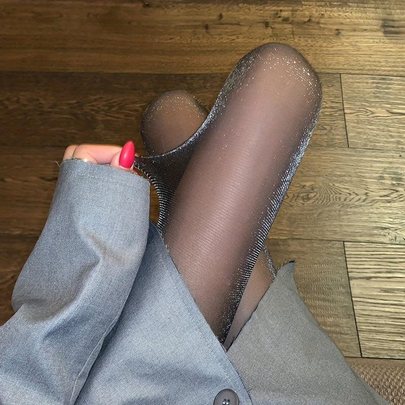 Sexy High Waist Footed Pantyhose Women's Stockings