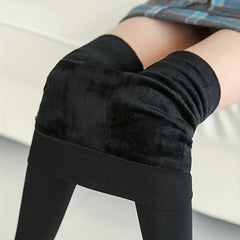 Plush Lined High Waist Leggings for Women