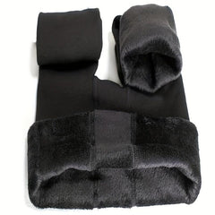 Plush Lined High Waist Leggings for Women