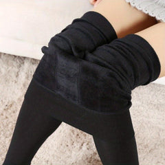 Plush Lined High Waist Leggings for Women