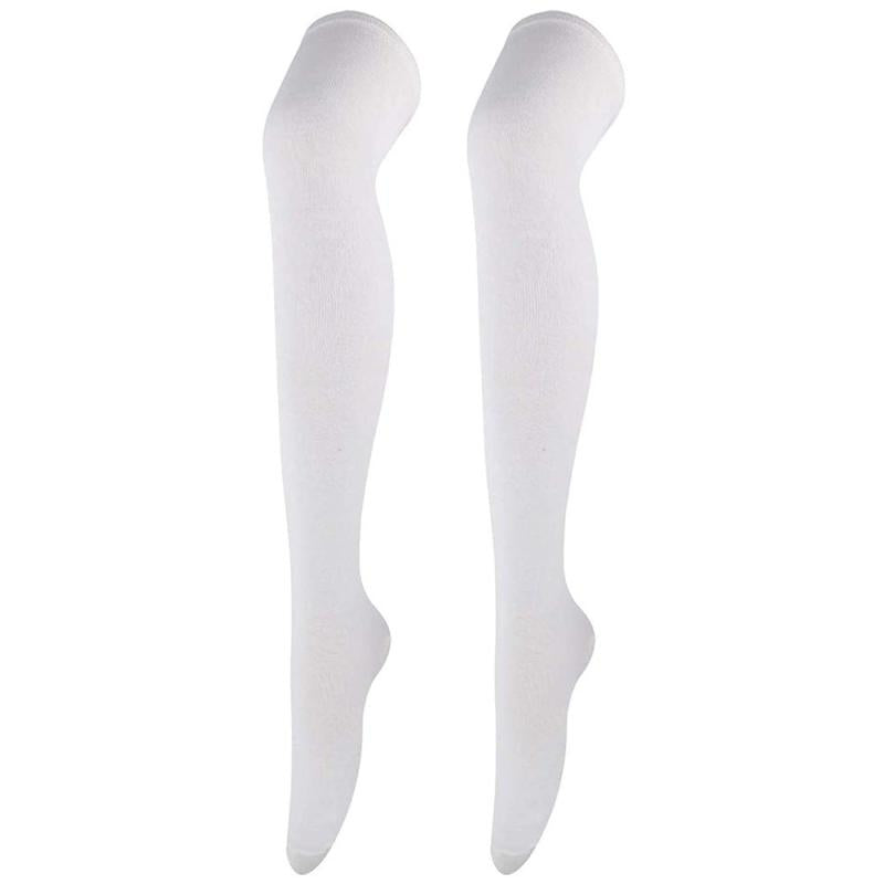 Solid Thigh High Socks Over The Knee Stockings