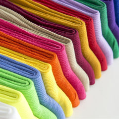 10 Pairs Candy Pile Socks - Comfortable & Breathable Mid Tube Women's Stockings