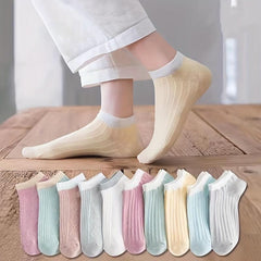 10 Pairs Short Socks Soft & Lightweight Women's Stockings