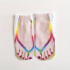Funny Pattern Mid Tube Socks Women's Socks & Hosiery