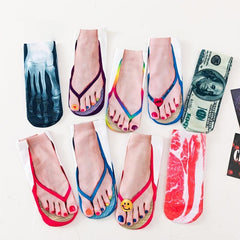 Funny Pattern Mid Tube Socks Women's Socks & Hosiery