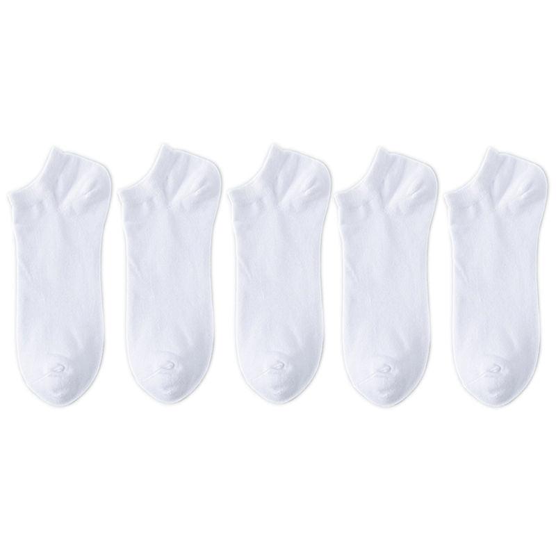 5 Pairs Women's Sports Short Socks Soft Breathable Ankle Stockings