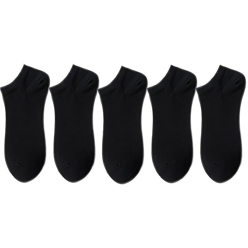 5 Pairs Women's Sports Short Socks Soft Breathable Ankle Stockings