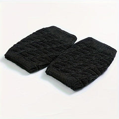 Geometric Pattern Leg Warmers Knitted Socks