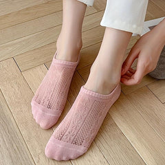 6 Pairs Floral Pattern Low Cut Ankle Socks Women's Stockings