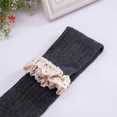 Stylish Japanese Over The Knee Socks with Lace Trim