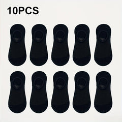 30 Pairs Unisex Solid Ankle Socks Lightweight Soft Low Cut Women's Stockings