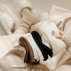5 Pairs Bear Embroidery Socks for Women