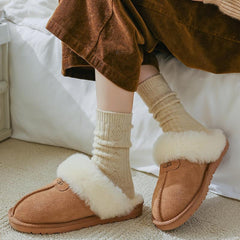 Thick & Warm Winter Argyle Crew Socks Women's Stocking