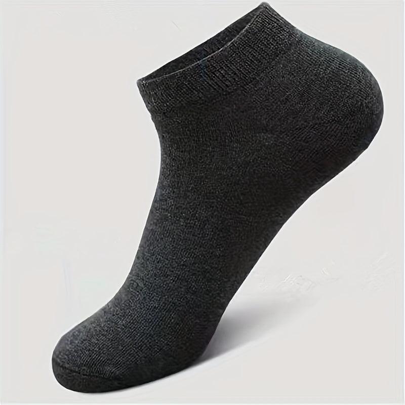 10 Pairs Solid Crew Socks Soft Low Cut Ankle Socks