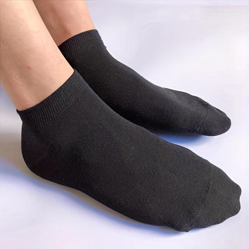 10 Pairs Solid Crew Socks Soft Low Cut Ankle Socks