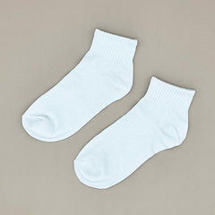 5 Pairs Women's Solid Ankle Socks
