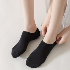 10 Pairs Solid Ankle Socks Soft & Lightweight Women's Stockings