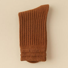 Double Needle Vertical Striped Socks