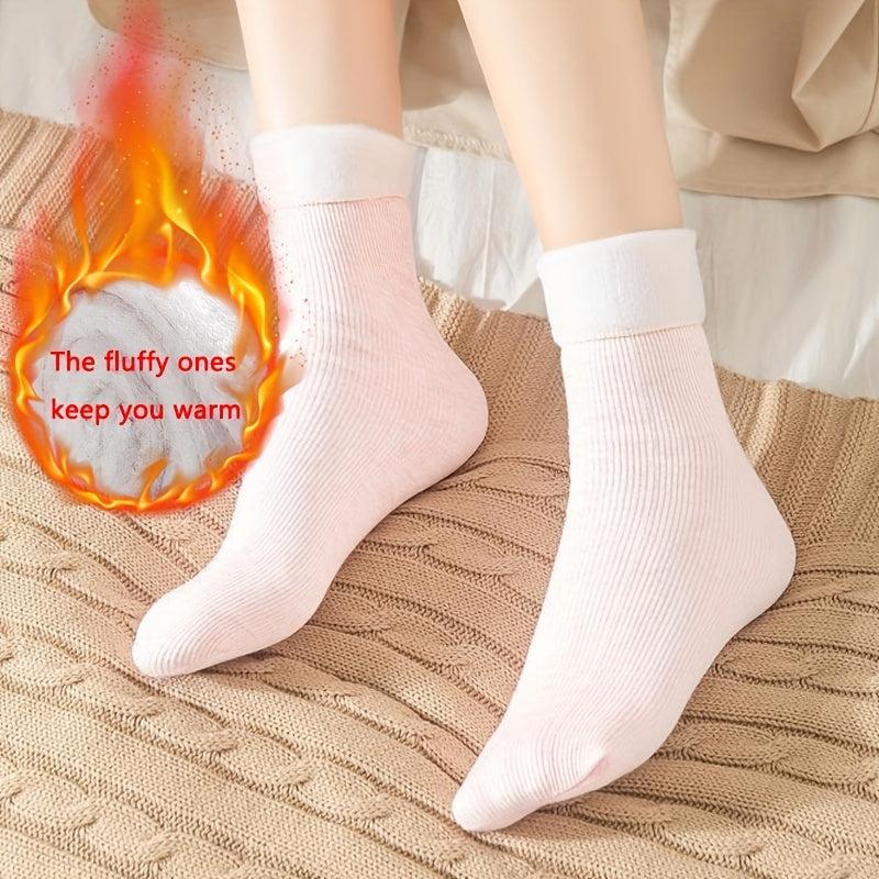 Warm Fuzzy Socks Women's Mid Tube Stockings
